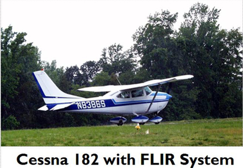 One of airplanes used